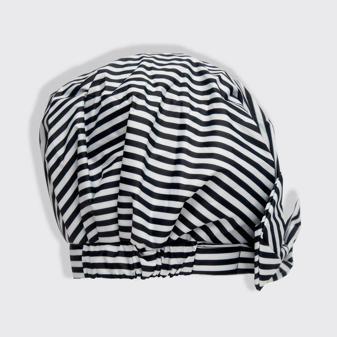 Bonnet de douche rayé