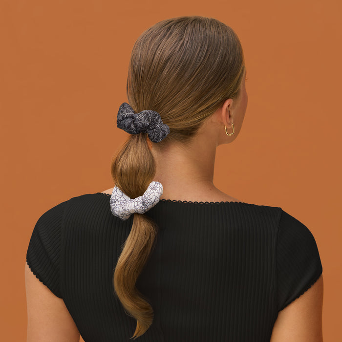 Spiderweb Cloud Scrunchies