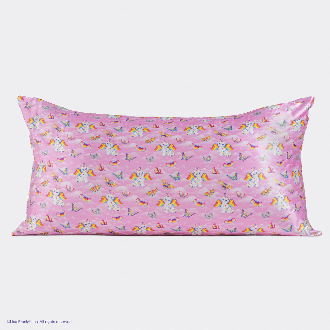 Lisa Frank x Kitsch Satin Pillowcase in Angel Kitty™ - King