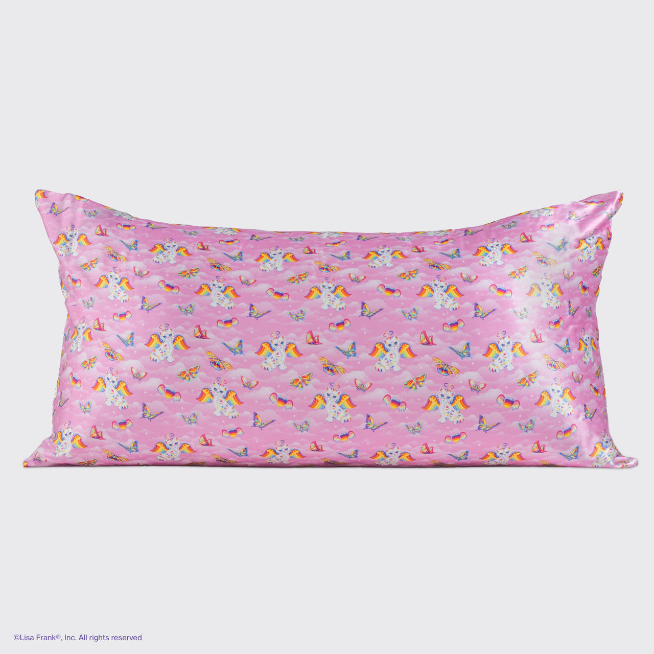 Lisa Frank x Kitsch Satin Pillowcase in Angel Kitty™ - King