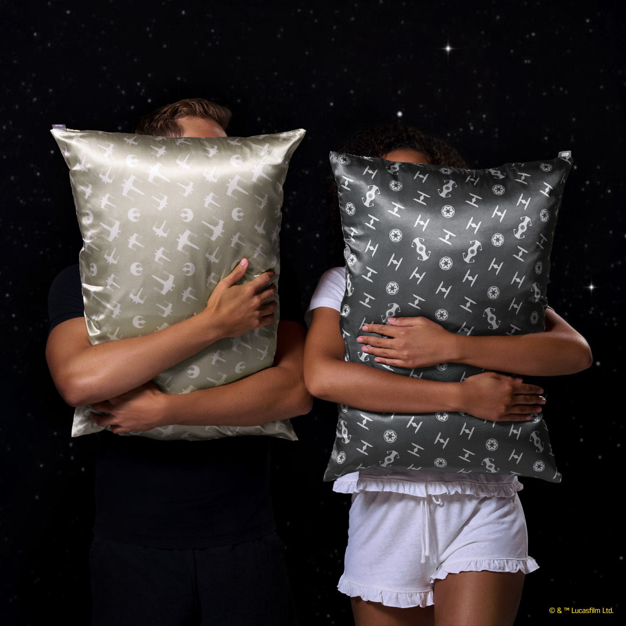 Star Wars™ & Kitsch Satin Pillowcase in Rebel Alliance - King