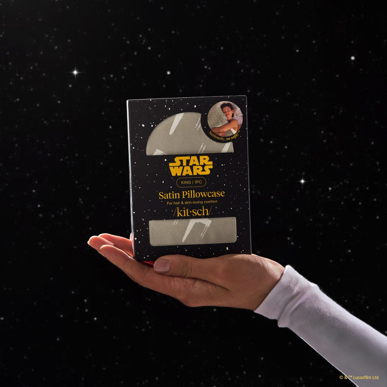 Star Wars™ & Kitsch Satin Pillowcase in Rebel Alliance - King