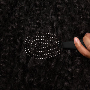 Black Detangling Flexi Brush - Mini