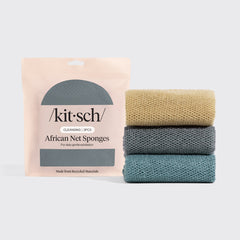 Éponge filet africaine Aqua Grey