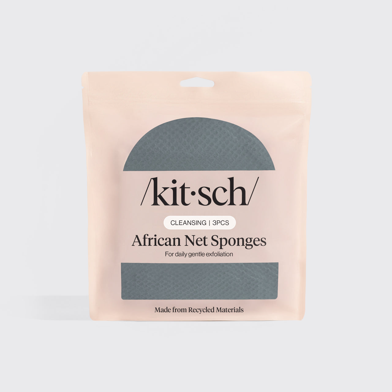 Aqua Grey African Net Sponge