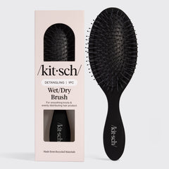 Spazzola Nera per Capelli Bagnati e Asciutti