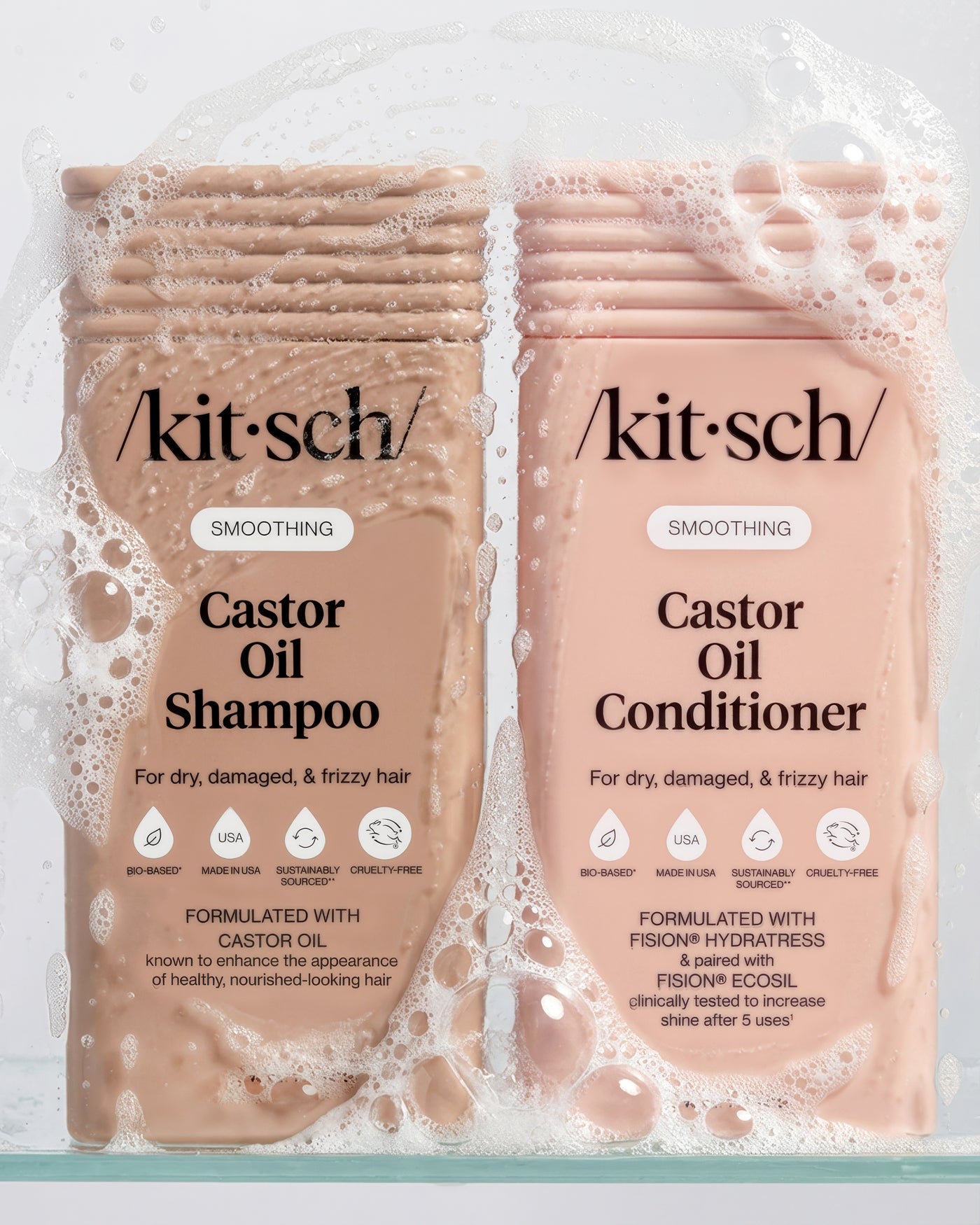 Smoothing Castor Oil Shampoo & Conditioner Combo