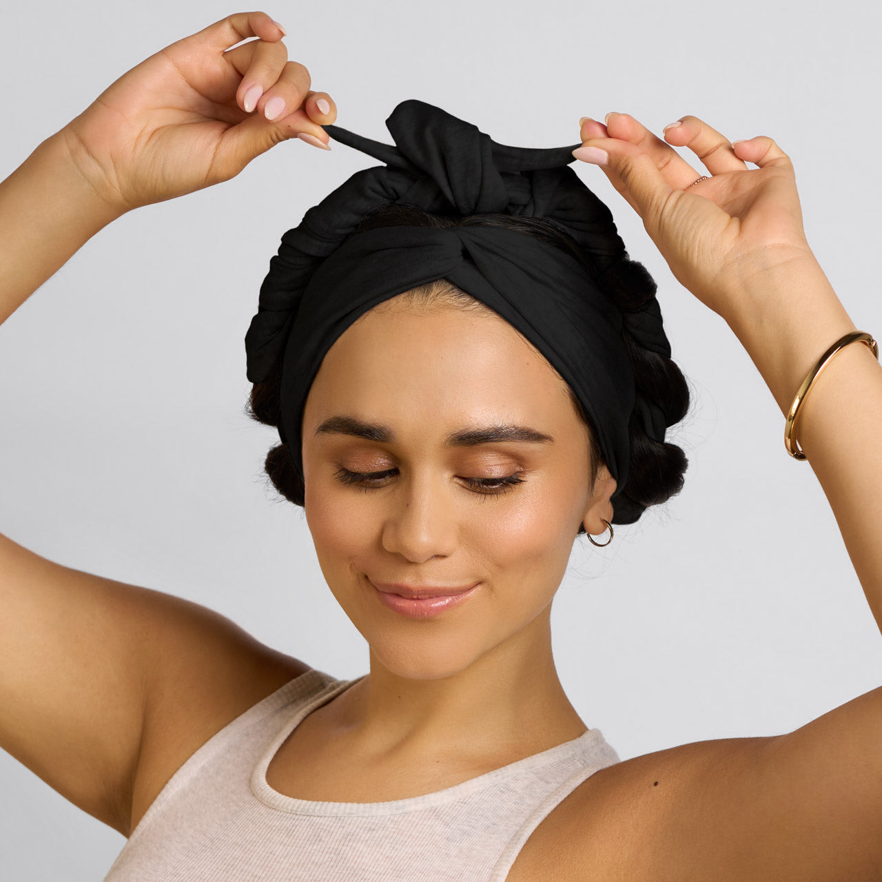 Black Set & Flow Active Curling Headband