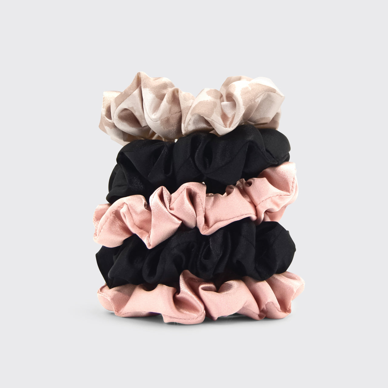 Scrunchies per dormire in raso assortiti