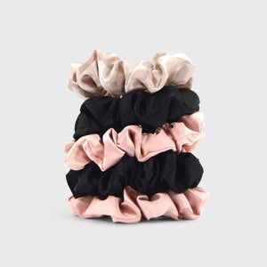 Scrunchies per dormire in raso assortiti