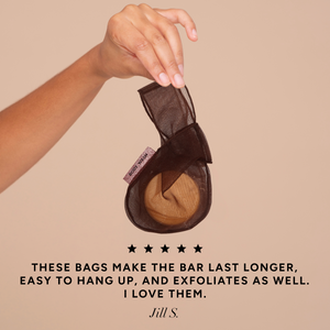 Bolsa para gel de baño en barra - Chocolate