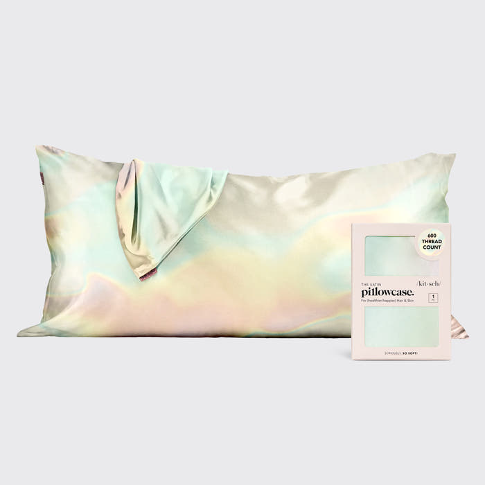 KITSCH Aura King Satin Pillowcase — hero view