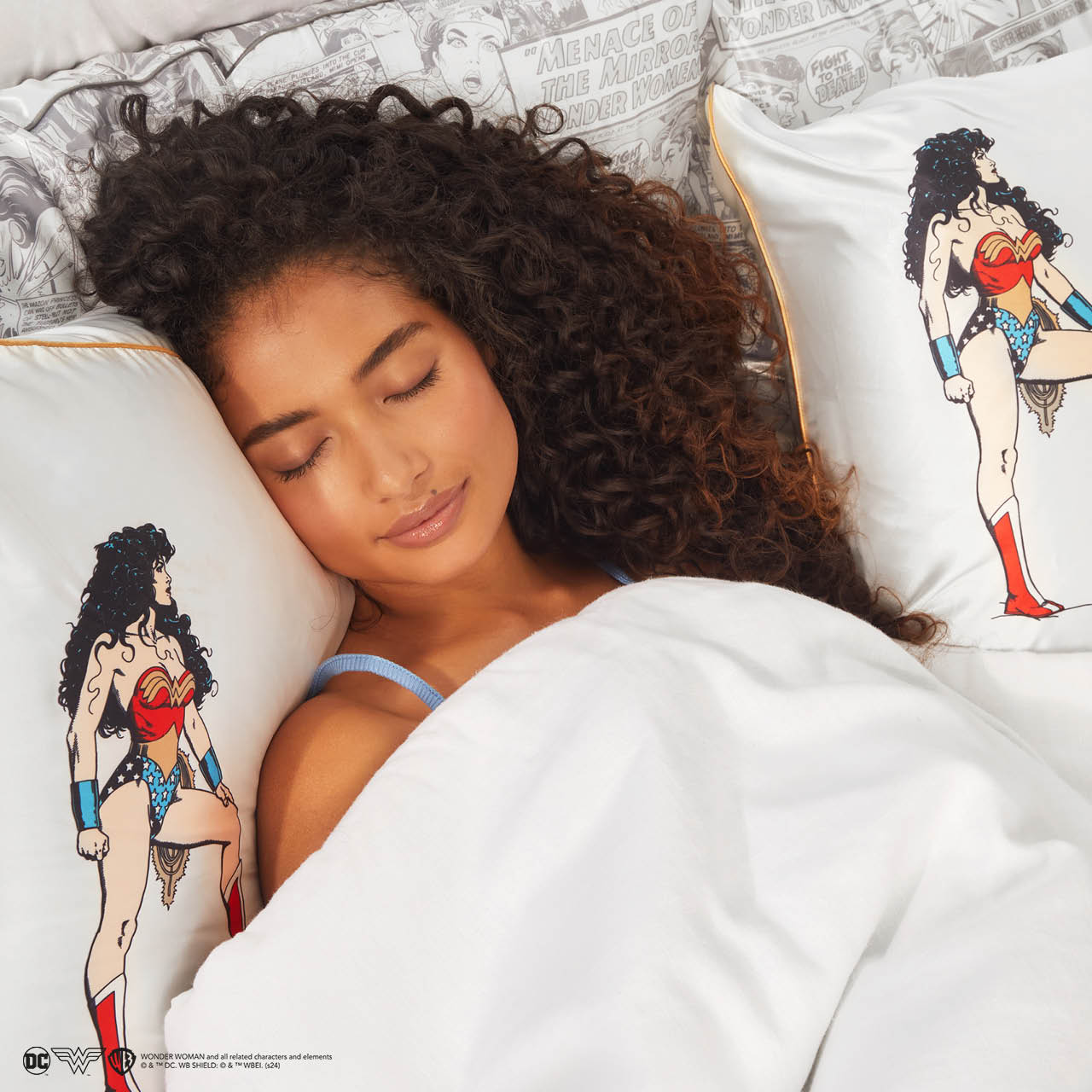 Federa in raso Wonder Woman x Kitsch - Believe In Wonder