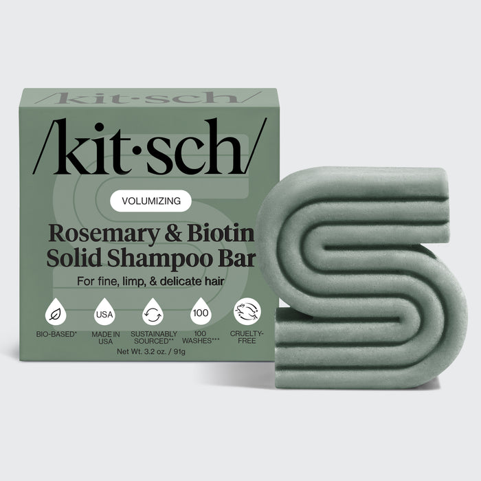 Shampoo solido volumizzante al rosmarino e biotina