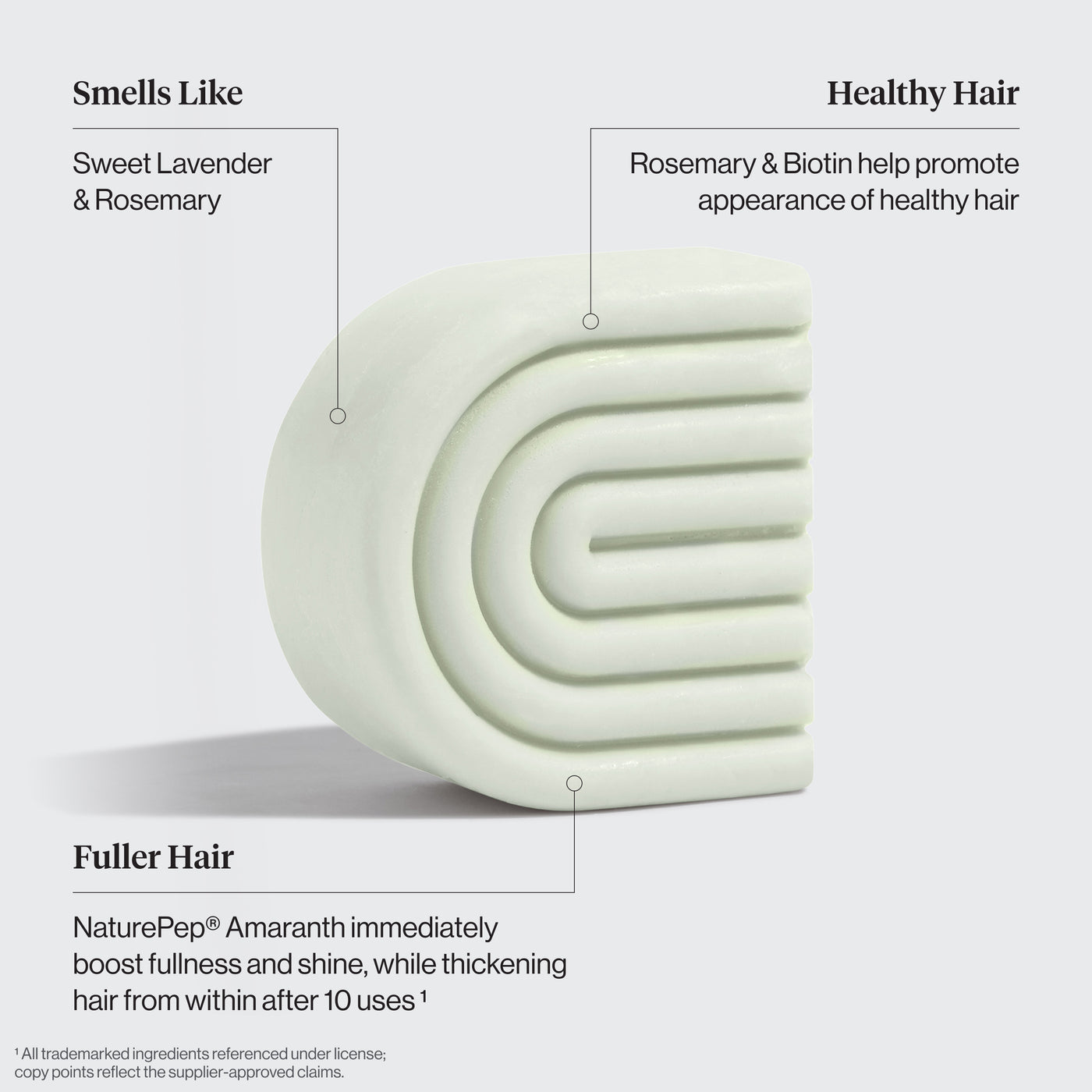 Volumizing Solid Conditioner met Rozemarijn en Biotine