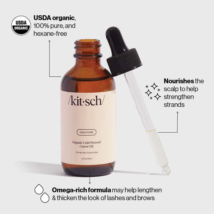100% Olio di ricino 2 oz + Dermaplaner ecologico in omaggio