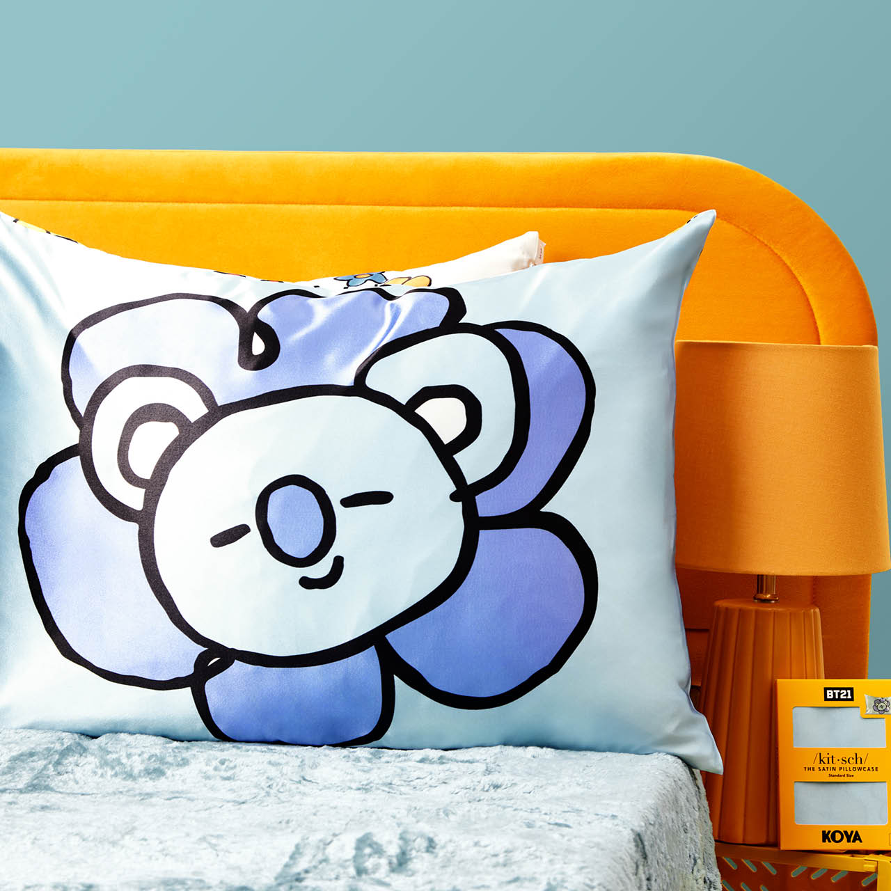 Funda de almohada de satén Kitsch x BT21 - KOYA