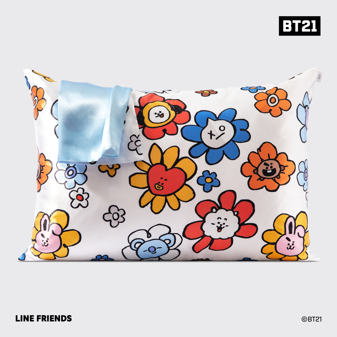 Funda de almohada de satén Kitsch x BT21 - KOYA