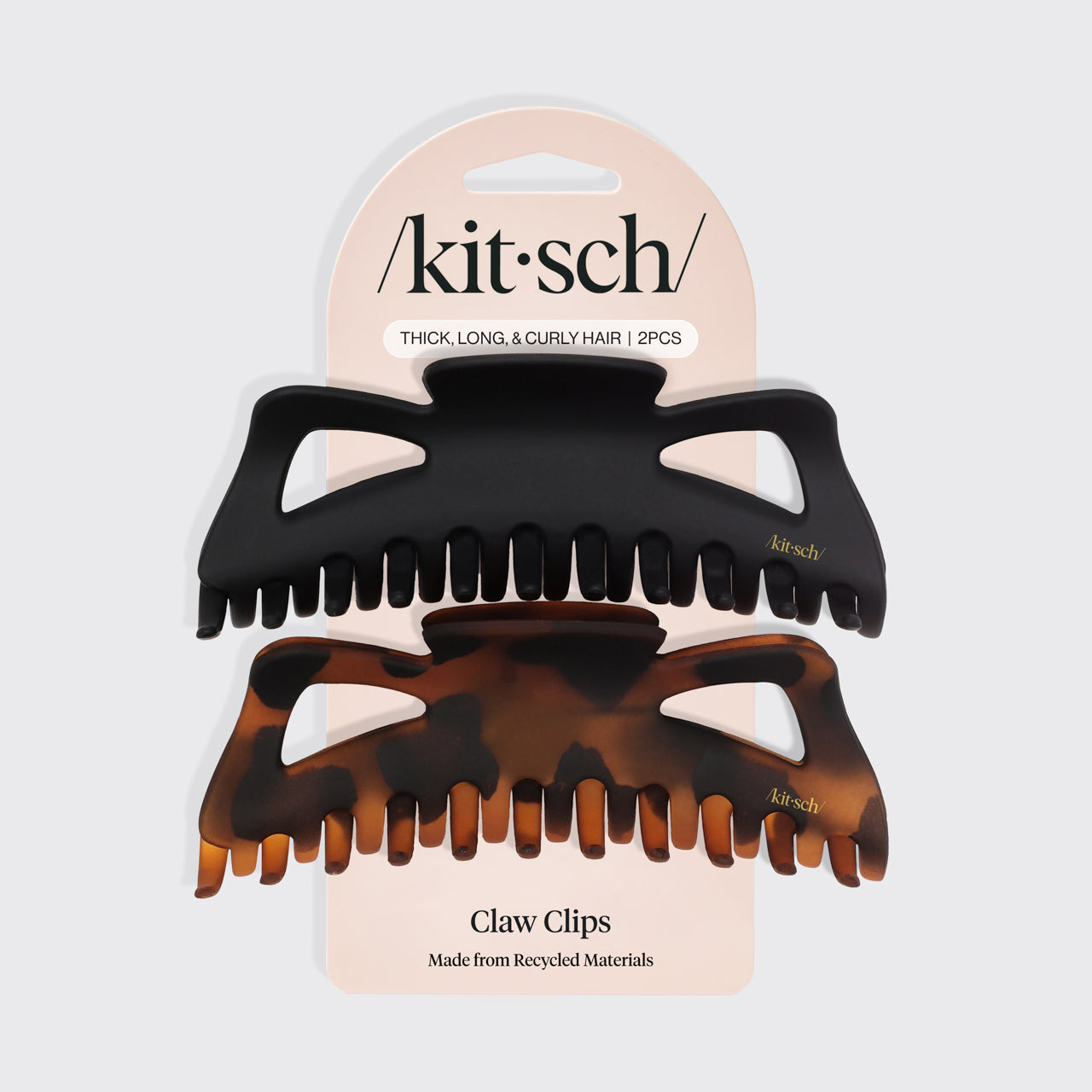 Jumbo Classic Claw Clips 2pc - Ανακυκλωμένο πλαστικό