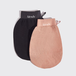 قفاز تقشير - قطعتين - أسود وتراكوتا