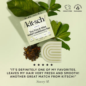 Tea Tree & Mint Clarifying Shampoo & Conditioner Bar Combo