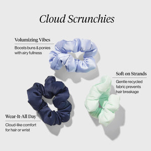 Set di 3 scrunchies Nuvola di bouquet da giardino