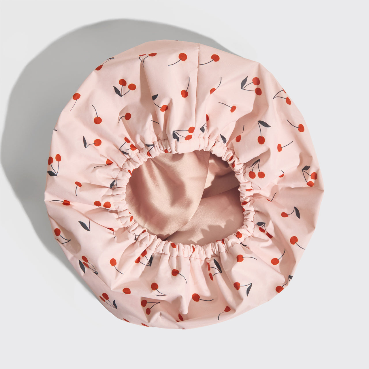 Gorro de ducha satinado | Cerezas