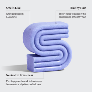 Purple Toning Shampoo & Conditioner Bar Combo for Color-Treated & Grey Hair