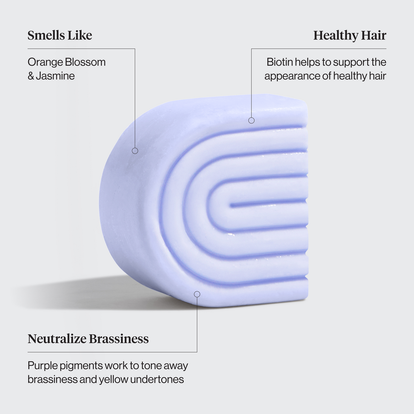 Purple Toning Shampoo & Conditioner Bar Combo for Color-Treated & Grey Hair