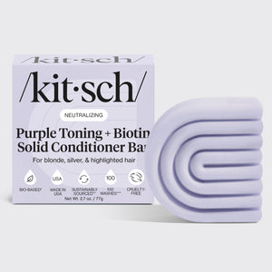 Purple Toning Conditioner Bar voor gekleurd en grijs haar