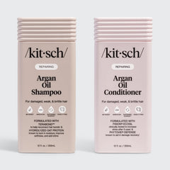 Combo de champú y acondicionador reparador con aceite de argán