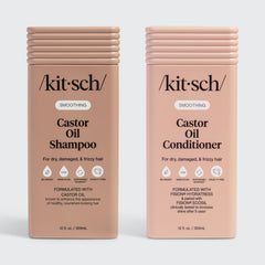 Shampoo e balsamo liscianti all'olio di ricino