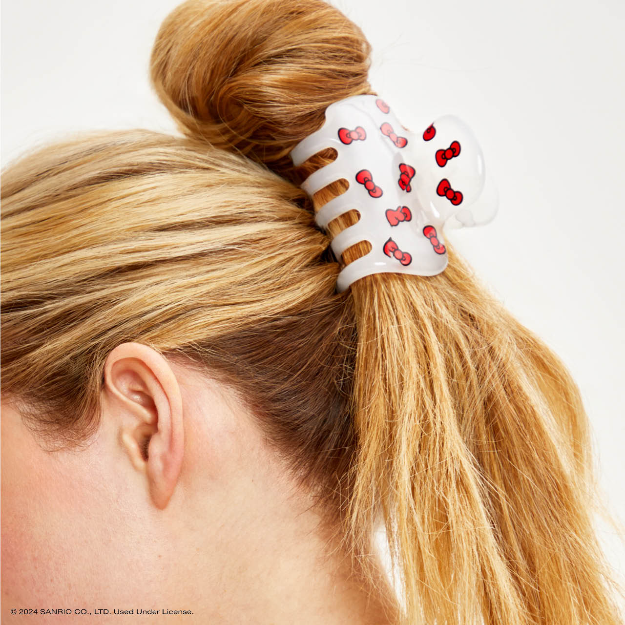 Hello Kitty x Kitsch Recycled Plastic Claw Clip  - Kitty Bows