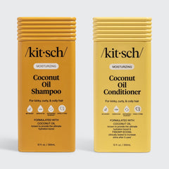 Champú y acondicionador hidratantes con aceite de coco