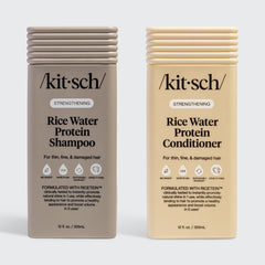 Combo de champú y acondicionador fortalecedor con agua de arroz