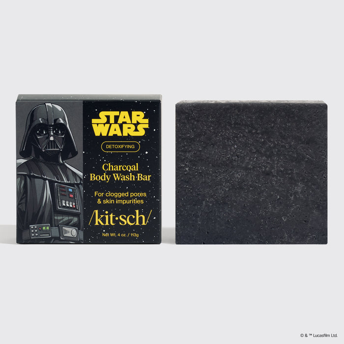 Star Wars™ & Kitsch Charcoal Detoxifying Solid Body Wash - Darth Detox