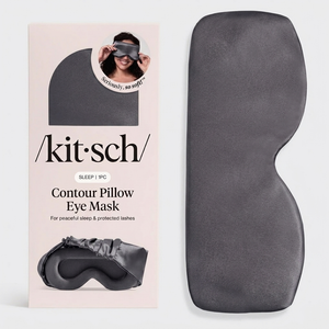 Konturierte Kissen-Schlafmaske in Anthrazit