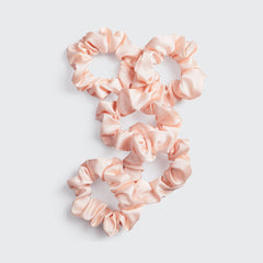 Satin Sleep Scrunchie 5er-Pack - Blush